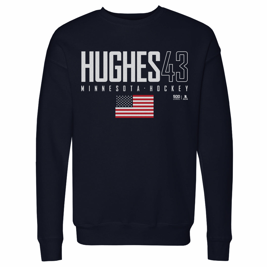 Quinn Hughes Men's Crewneck Sweatshirt | 500 LEVEL