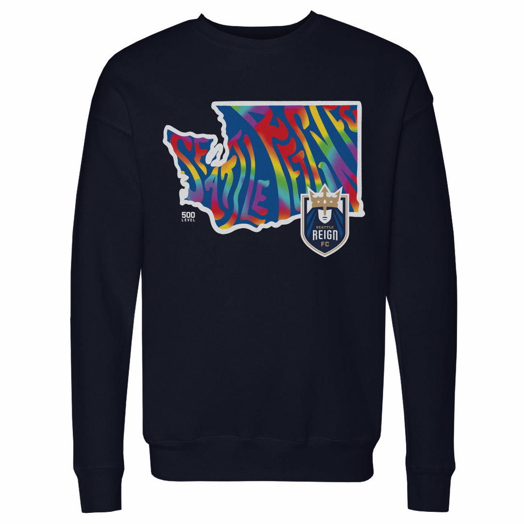 Seattle Reign FC Men's Crewneck Sweatshirt | 500 LEVEL