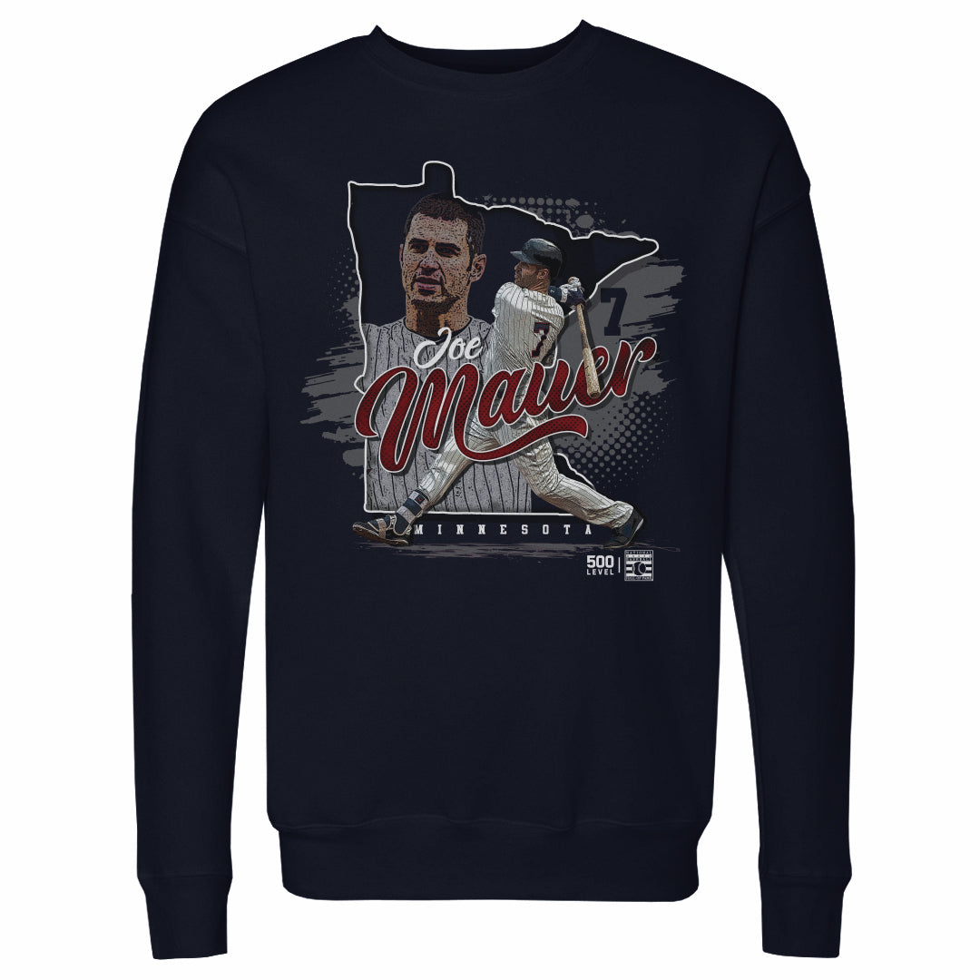 Joe Mauer Men's Crewneck Sweatshirt | 500 LEVEL