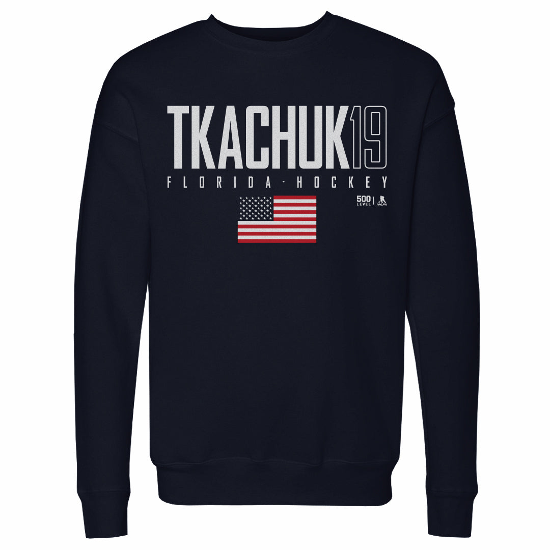 Matthew Tkachuk Men's Crewneck Sweatshirt | 500 LEVEL