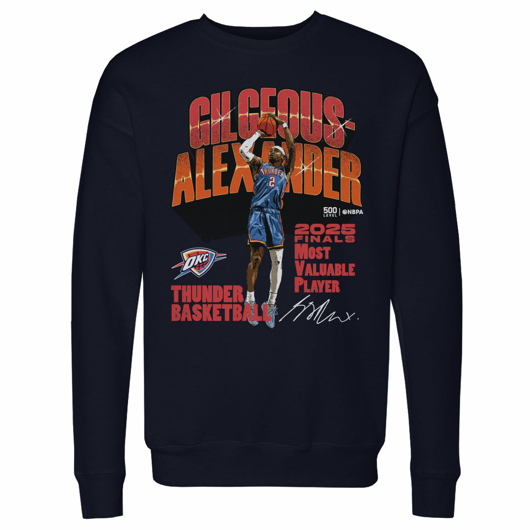 Shai Gilgeous-Alexander Men's Crewneck Sweatshirt | 500 LEVEL