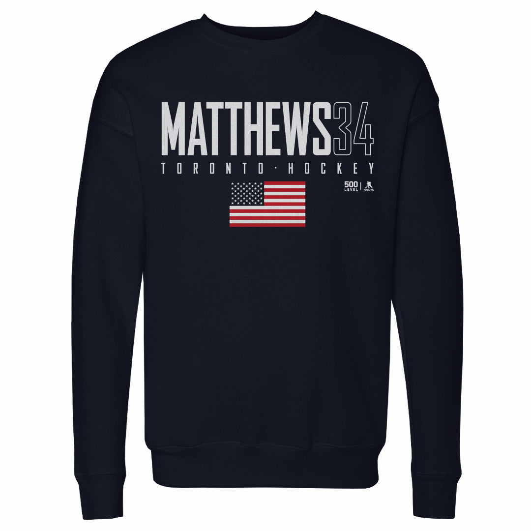 Auston Matthews Men's Crewneck Sweatshirt | 500 LEVEL