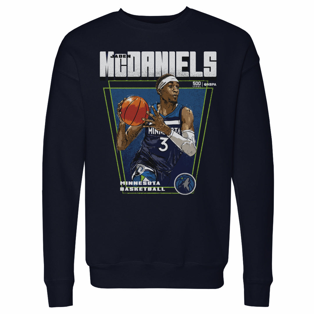 Jaden McDaniels Men's Crewneck Sweatshirt | 500 LEVEL