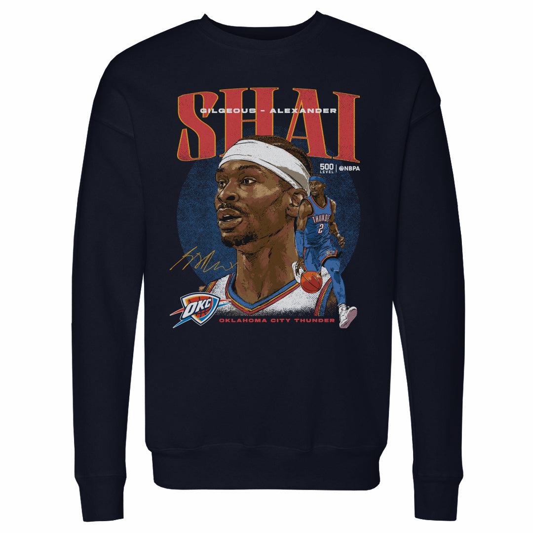 Shai Gilgeous-Alexander Men's Crewneck Sweatshirt | 500 LEVEL