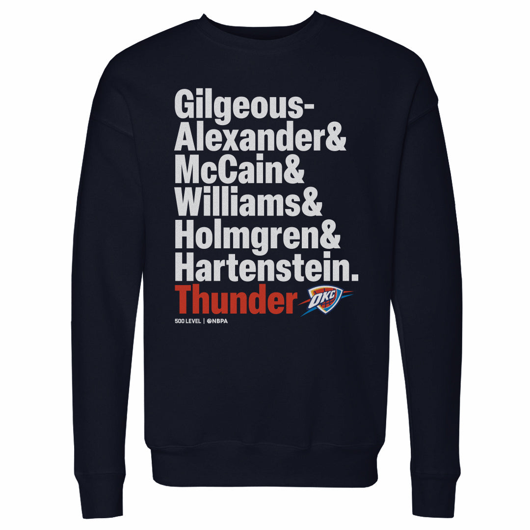 Oklahoma City Thunder Men's Crewneck Sweatshirt | 500 LEVEL