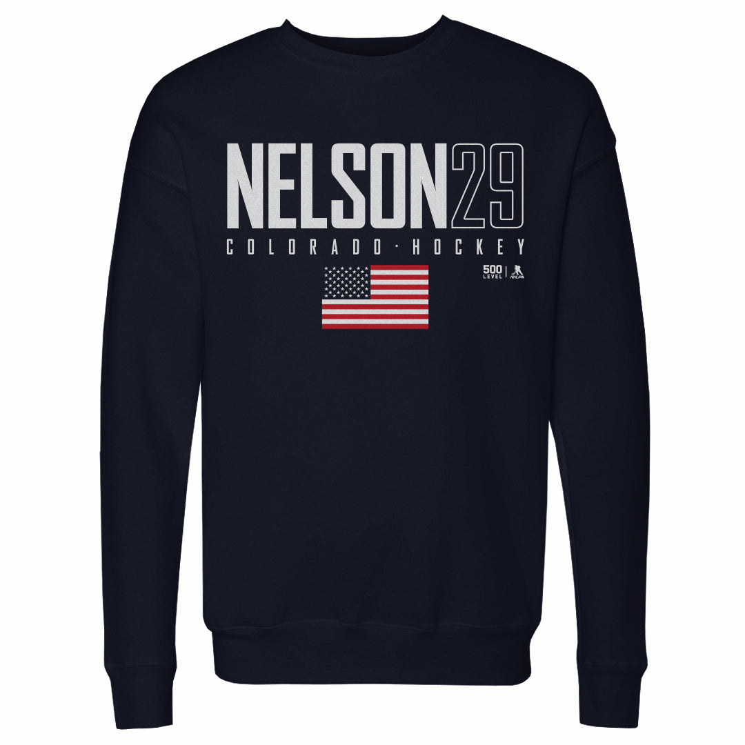 Brock Nelson Men's Crewneck Sweatshirt | 500 LEVEL