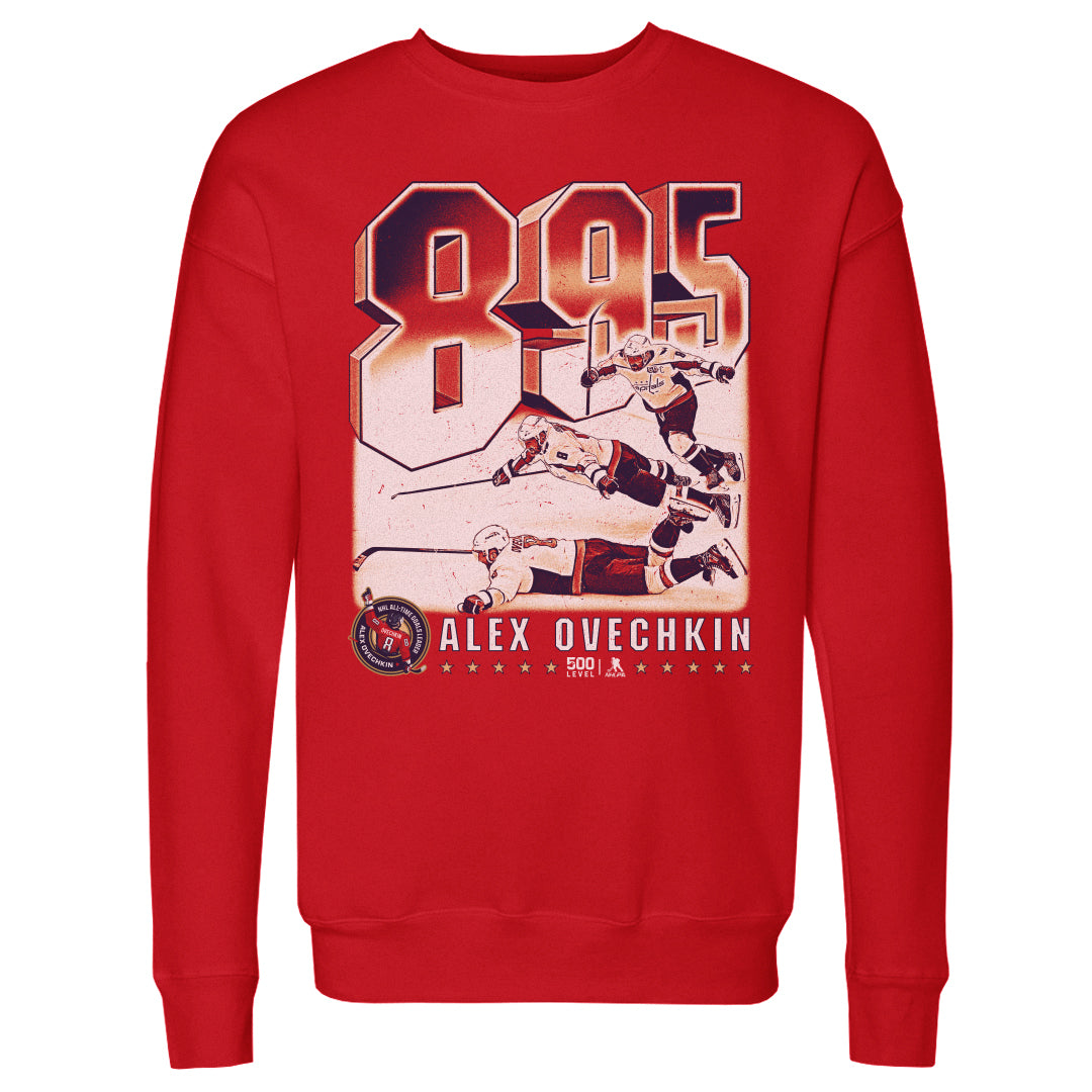 Alex Ovechkin Men's Crewneck Sweatshirt | 500 LEVEL