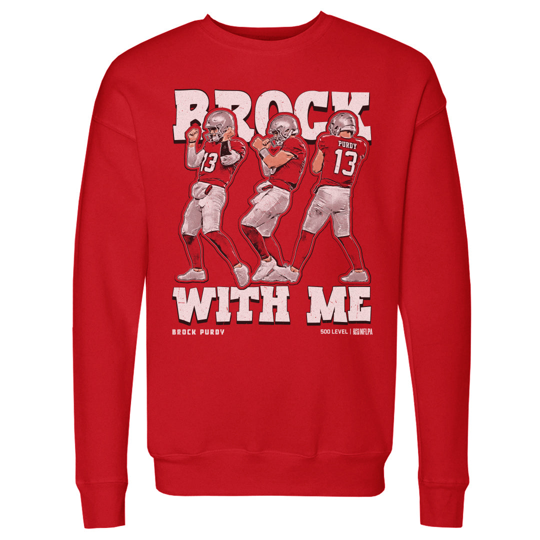 Brock Purdy Men's Crewneck Sweatshirt | 500 LEVEL