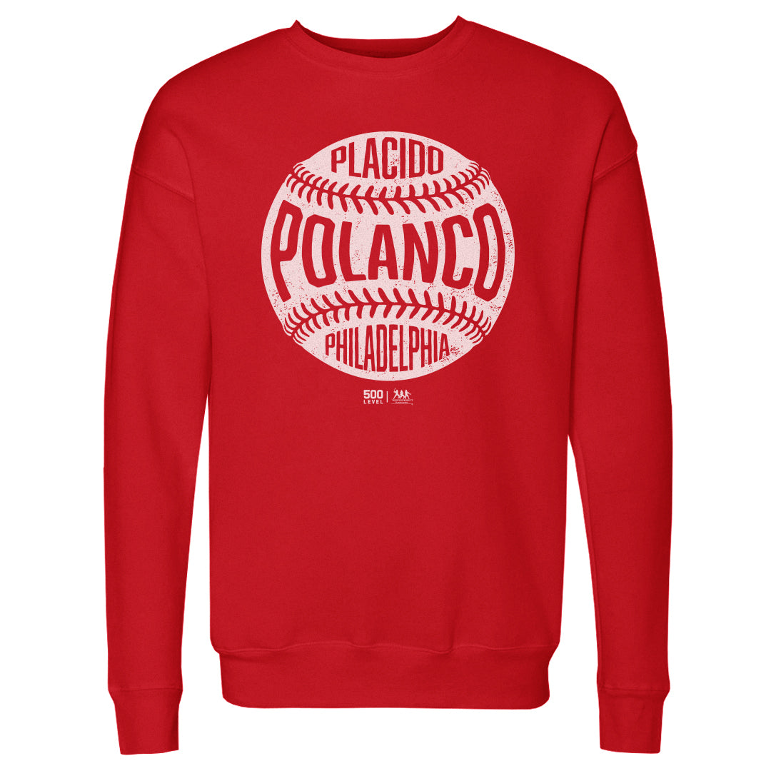 Placido Polanco Men's Crewneck Sweatshirt | 500 LEVEL