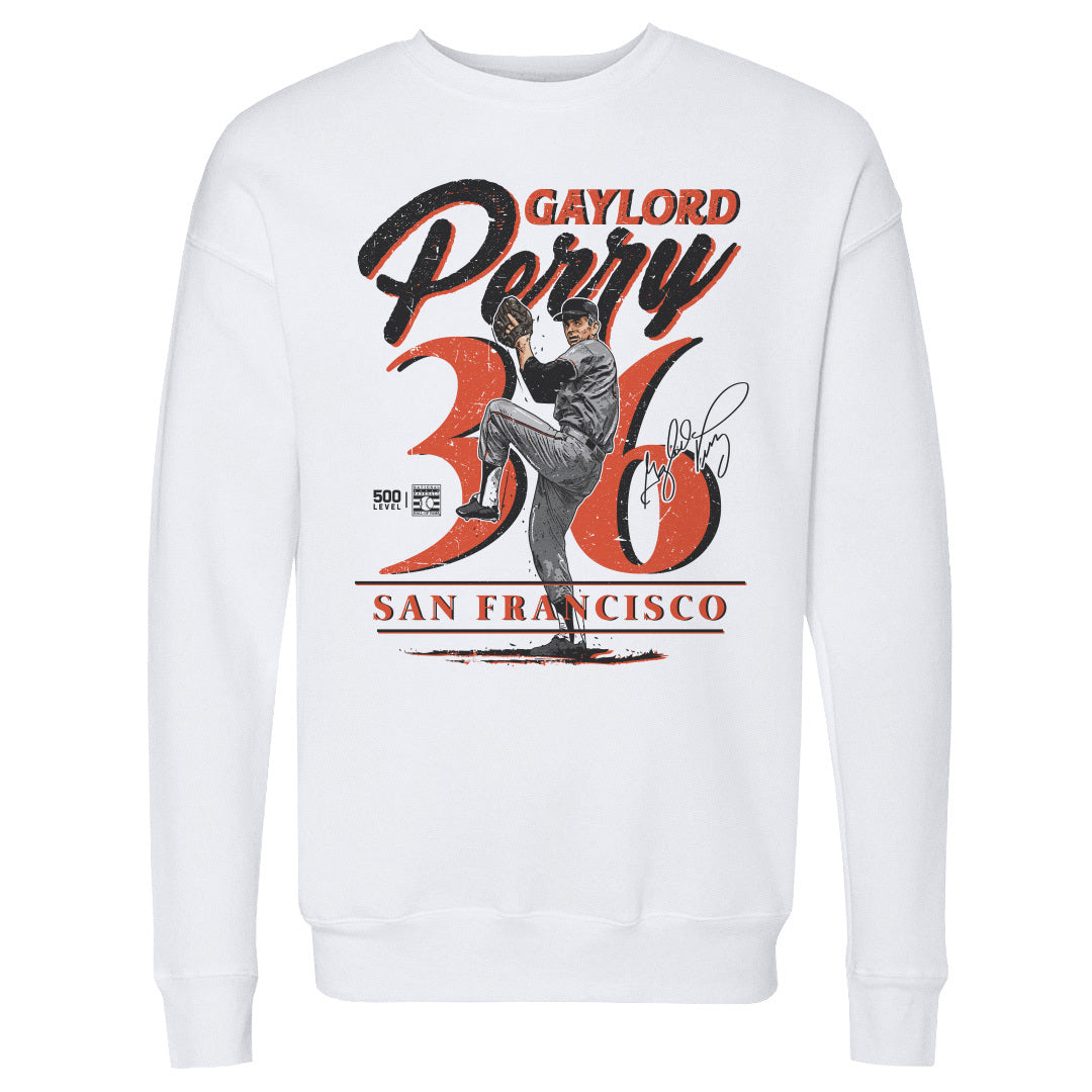 Gaylord Perry Men's Crewneck Sweatshirt | 500 LEVEL