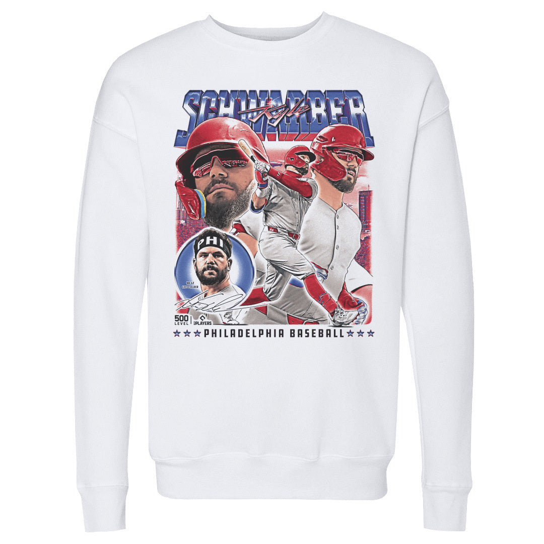 Kyle Schwarber Men's Crewneck Sweatshirt | 500 LEVEL