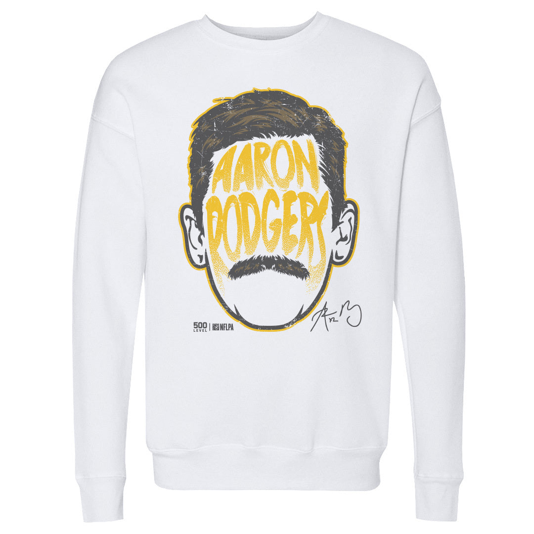 Aaron Rodgers Men's Crewneck Sweatshirt | 500 LEVEL