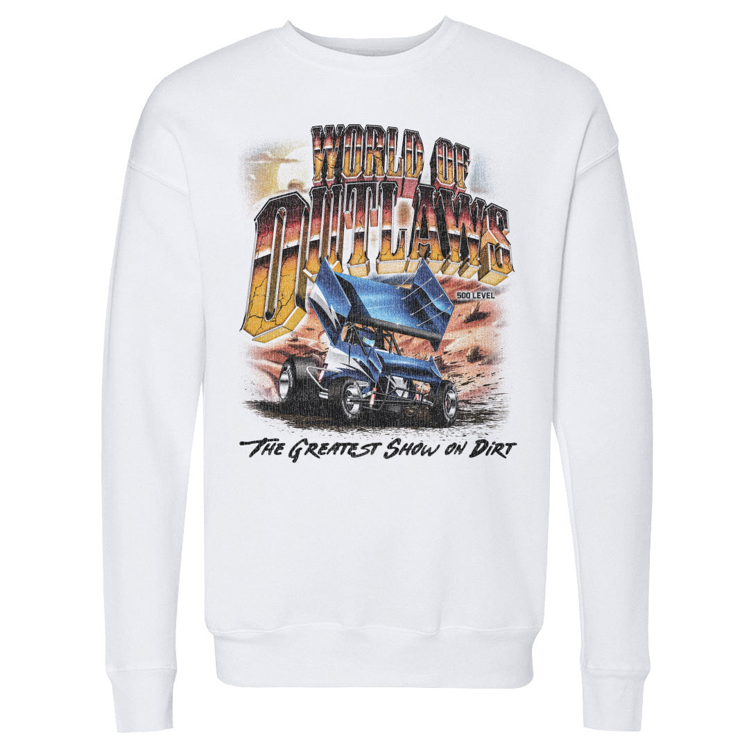 World Of Outlaws Men's Crewneck Sweatshirt | 500 LEVEL