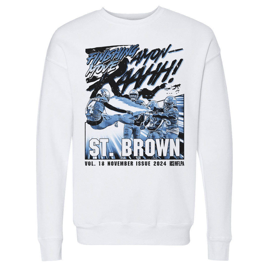 Amon-Ra St. Brown Men's Crewneck Sweatshirt | 500 LEVEL