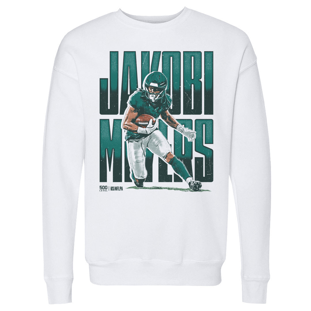 Jakobi Meyers Men's Crewneck Sweatshirt | 500 LEVEL