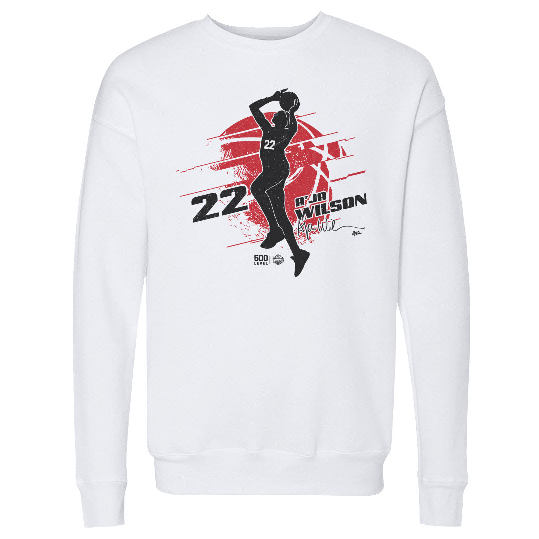 A'ja Wilson Men's Crewneck Sweatshirt | 500 LEVEL