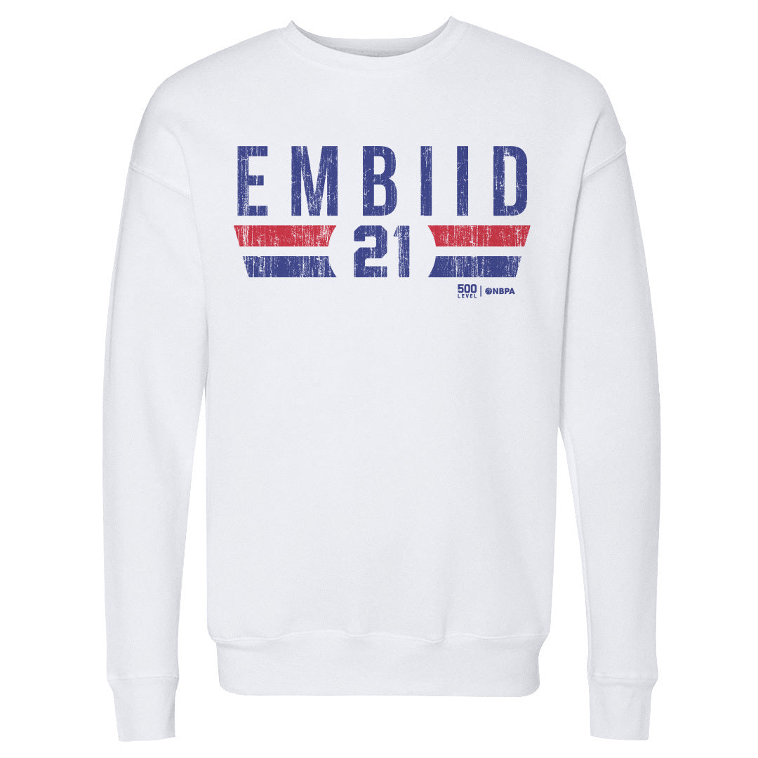Joel Embiid Men's Crewneck Sweatshirt | 500 LEVEL