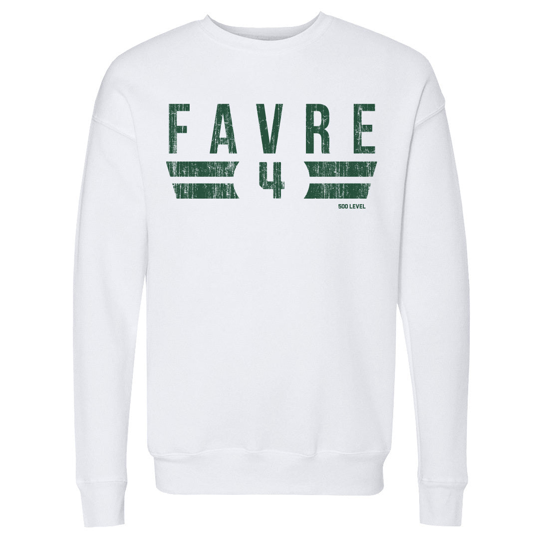 Brett Favre Men's Crewneck Sweatshirt | 500 LEVEL