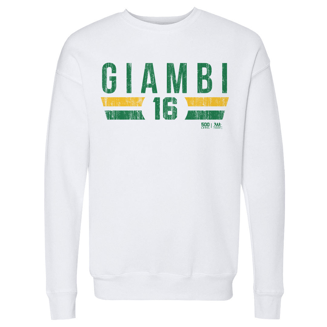 Jason Giambi Men's Crewneck Sweatshirt | 500 LEVEL