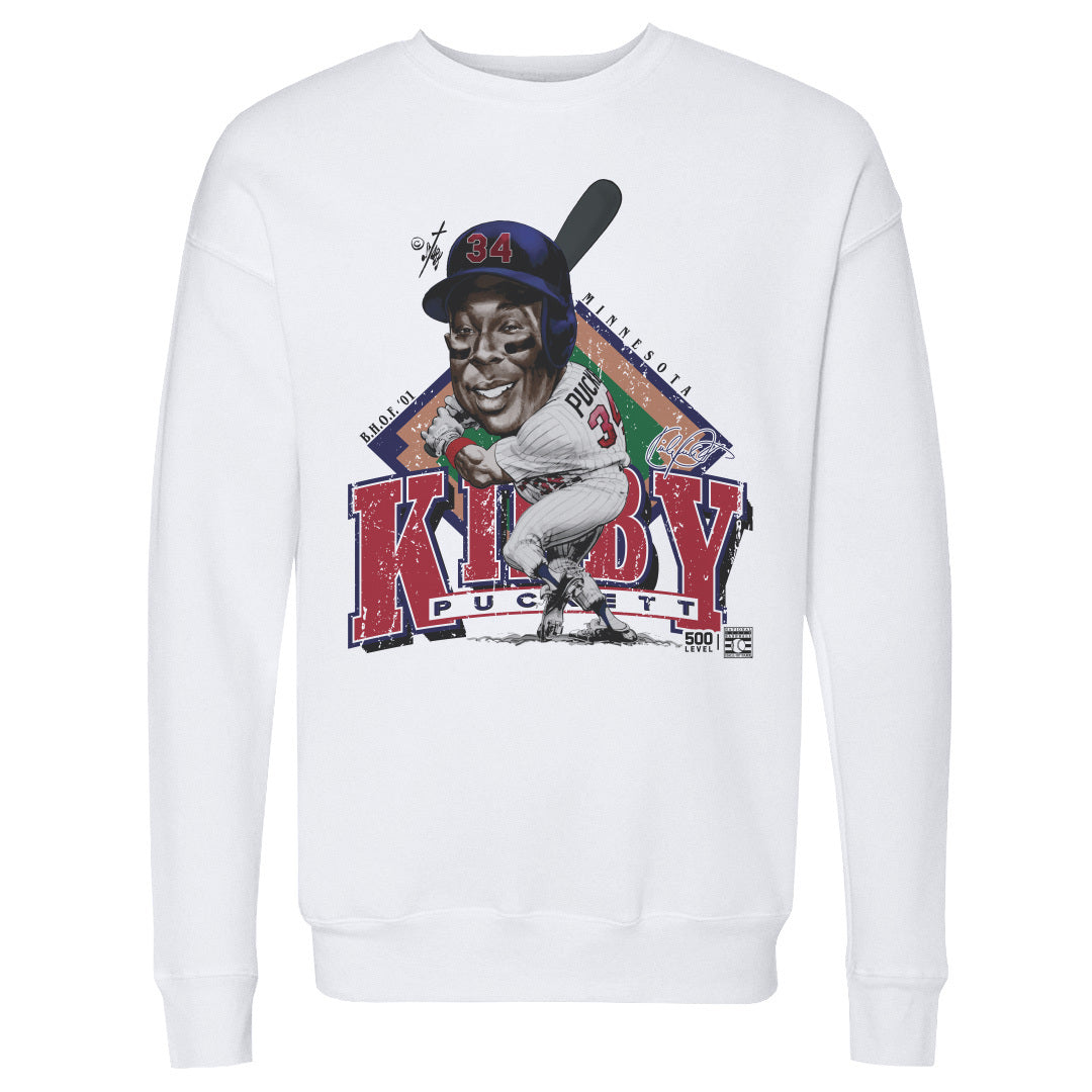 Kirby Puckett Men's Crewneck Sweatshirt | 500 LEVEL