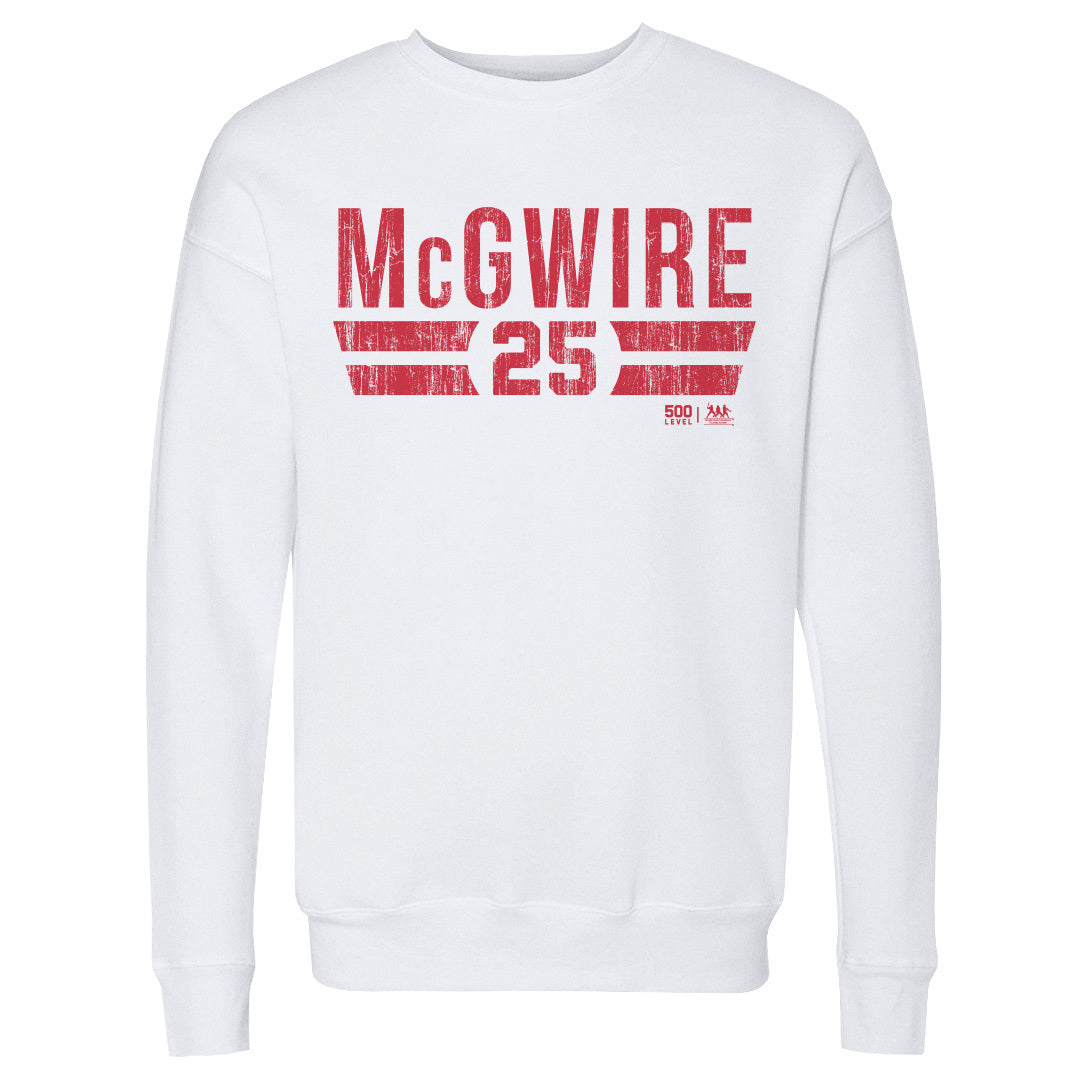 Mark McGwire Men's Crewneck Sweatshirt | 500 LEVEL