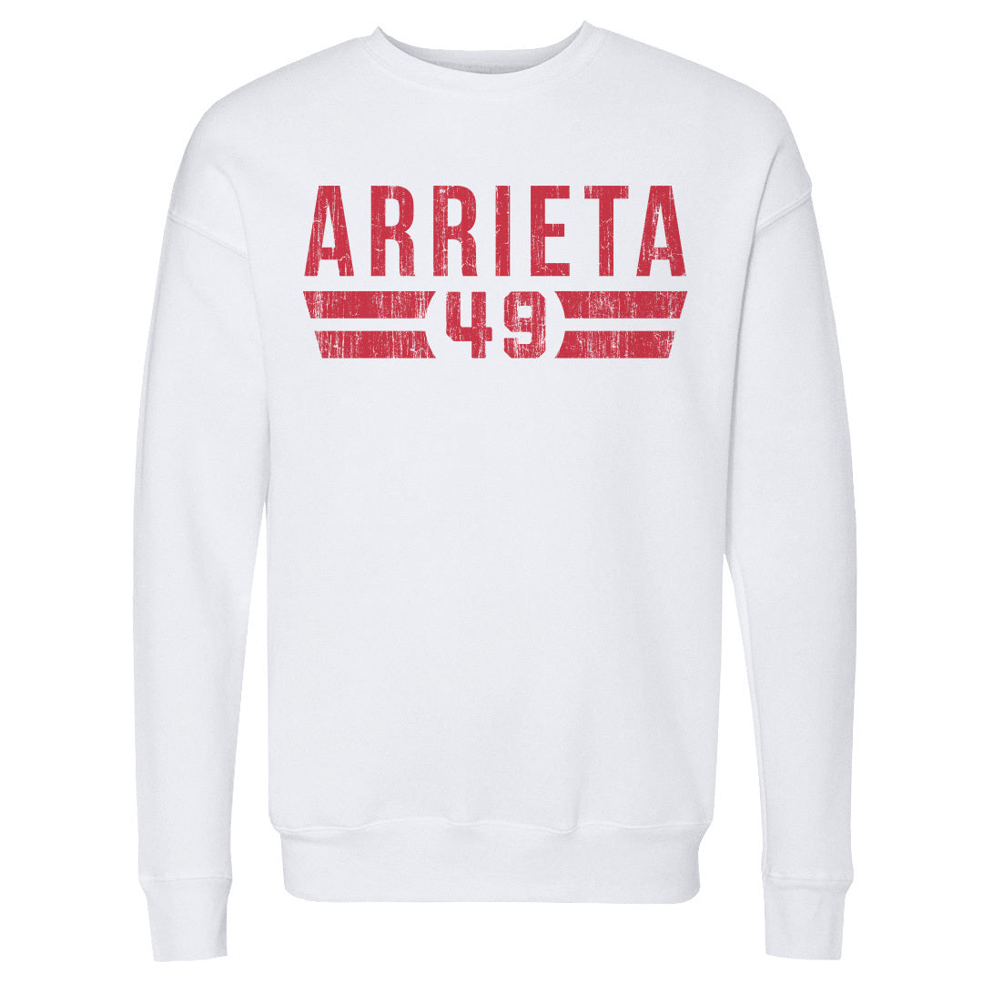 Jake Arrieta Men's Crewneck Sweatshirt | 500 LEVEL