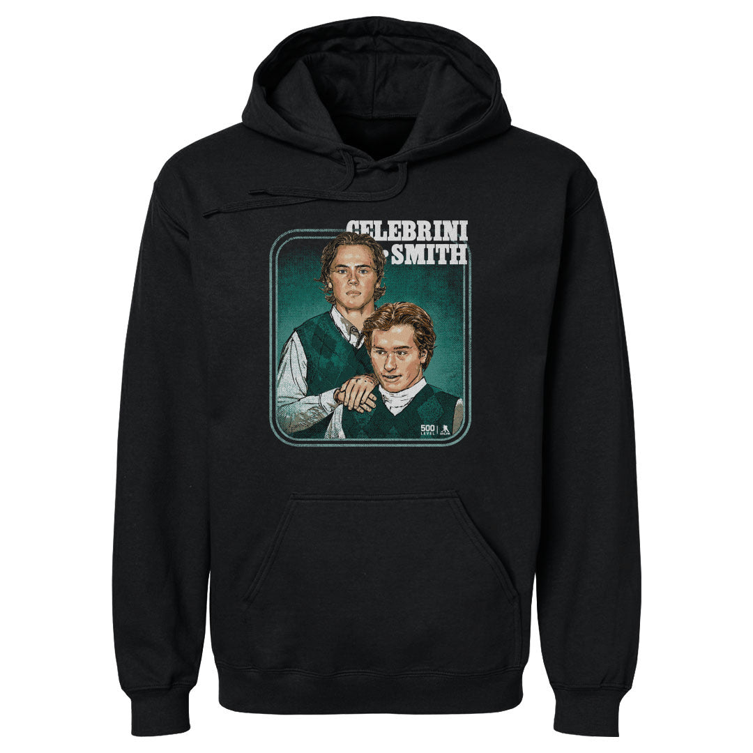Macklin Celebrini Men's Hoodie | 500 LEVEL