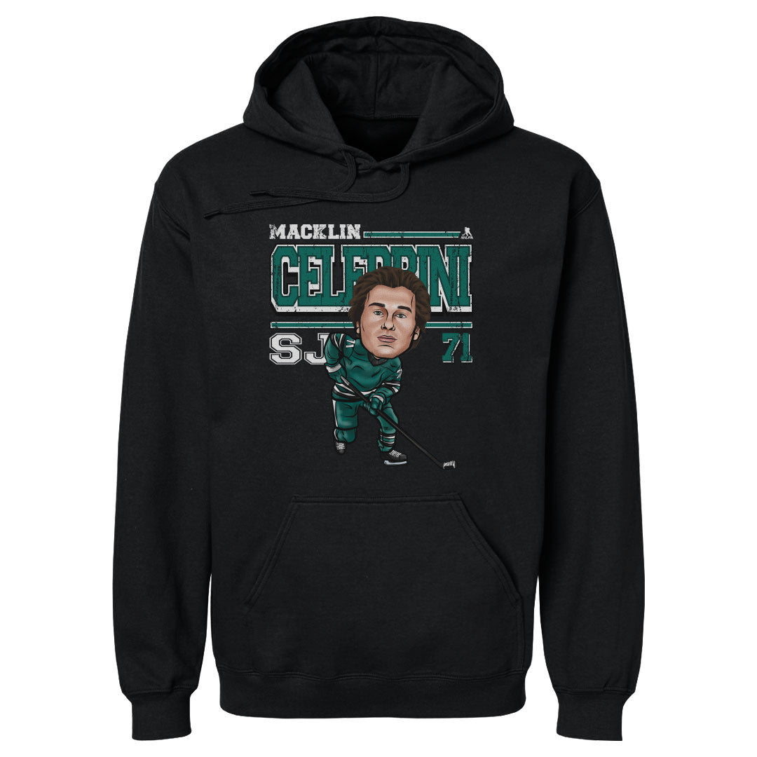 Macklin Celebrini Men's Hoodie | 500 LEVEL