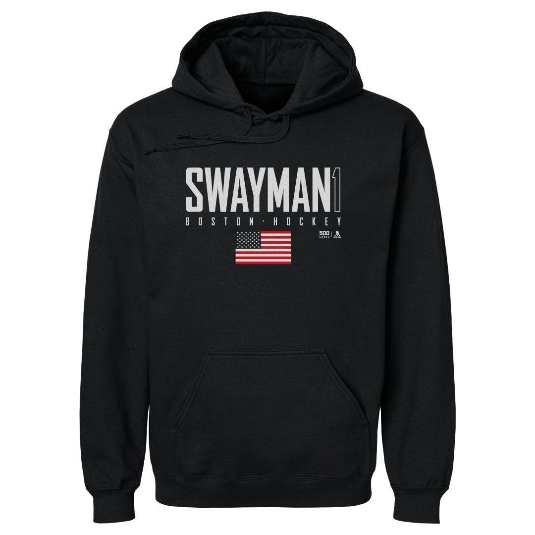 Jeremy Swayman Men's Hoodie | 500 LEVEL