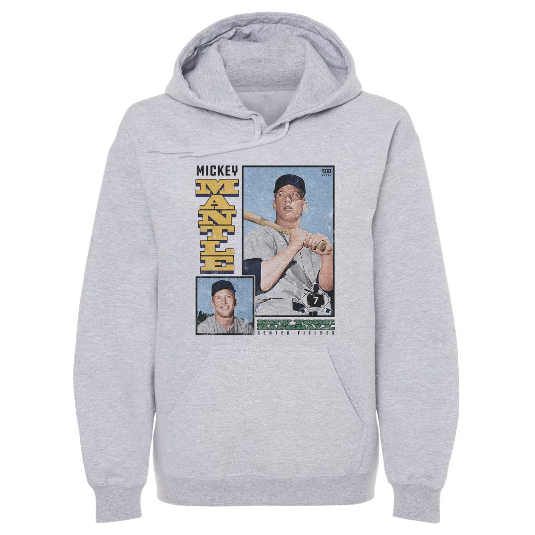 Mickey Mantle Men's Hoodie | 500 LEVEL