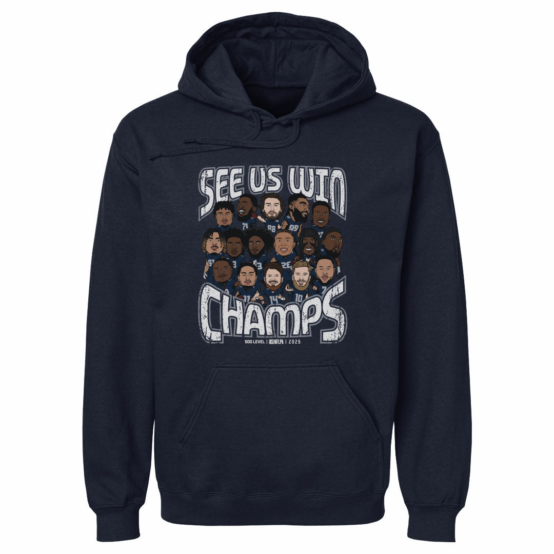 Seattle Football Men's Hoodie | 500 LEVEL