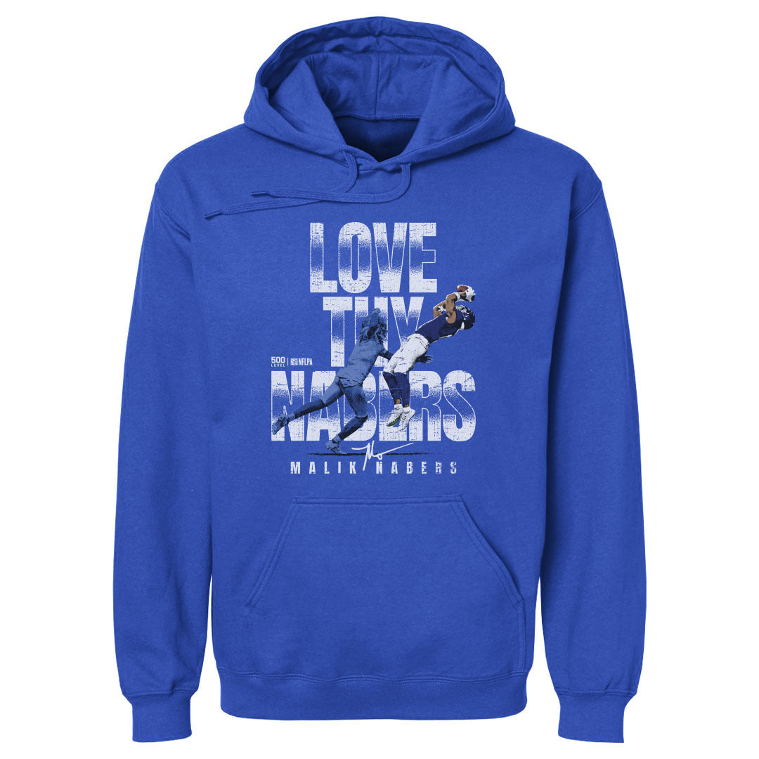 Malik Nabers Men's Hoodie | 500 LEVEL