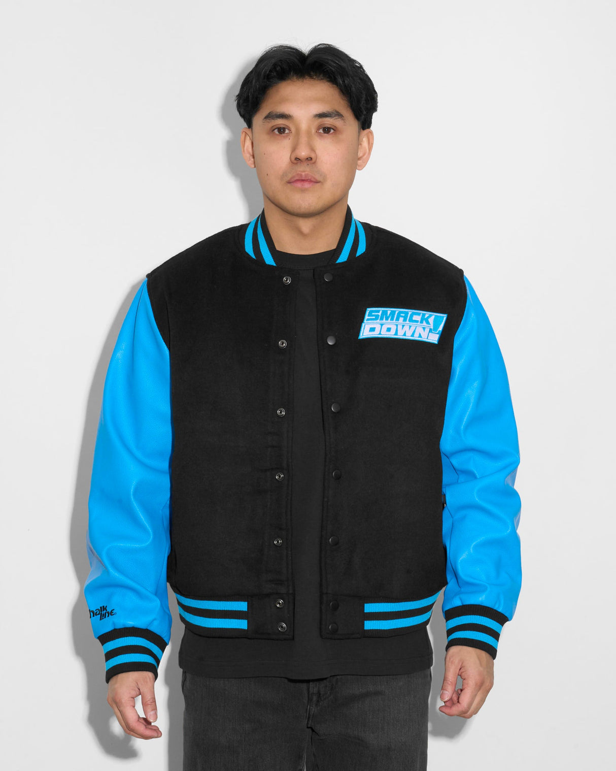 WWE SmackDown Fist Varsity Jacket