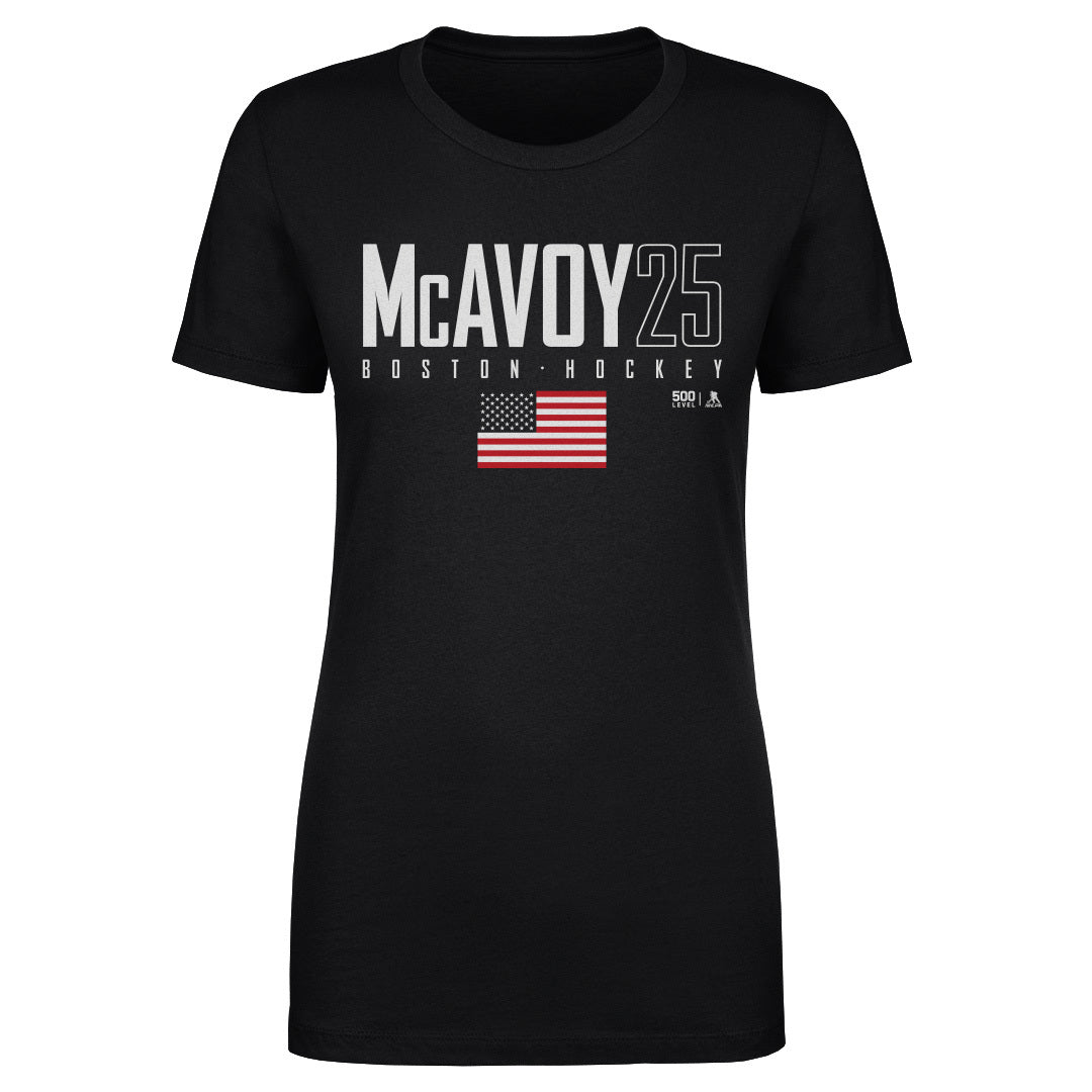 Charlie McAvoy Women's T-Shirt | 500 LEVEL