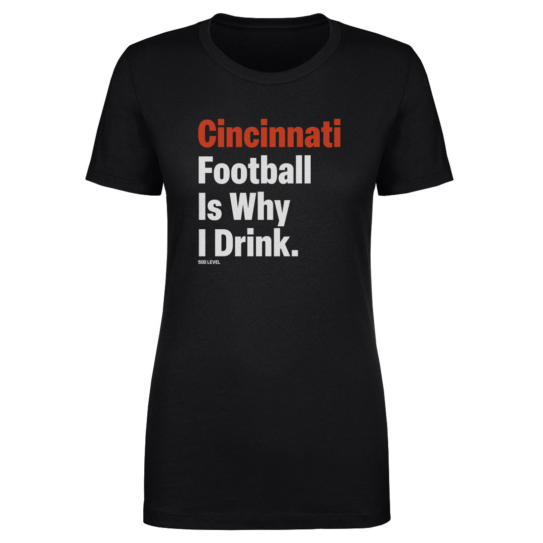 Cincinnati Football Women's T-Shirt | 500 LEVEL