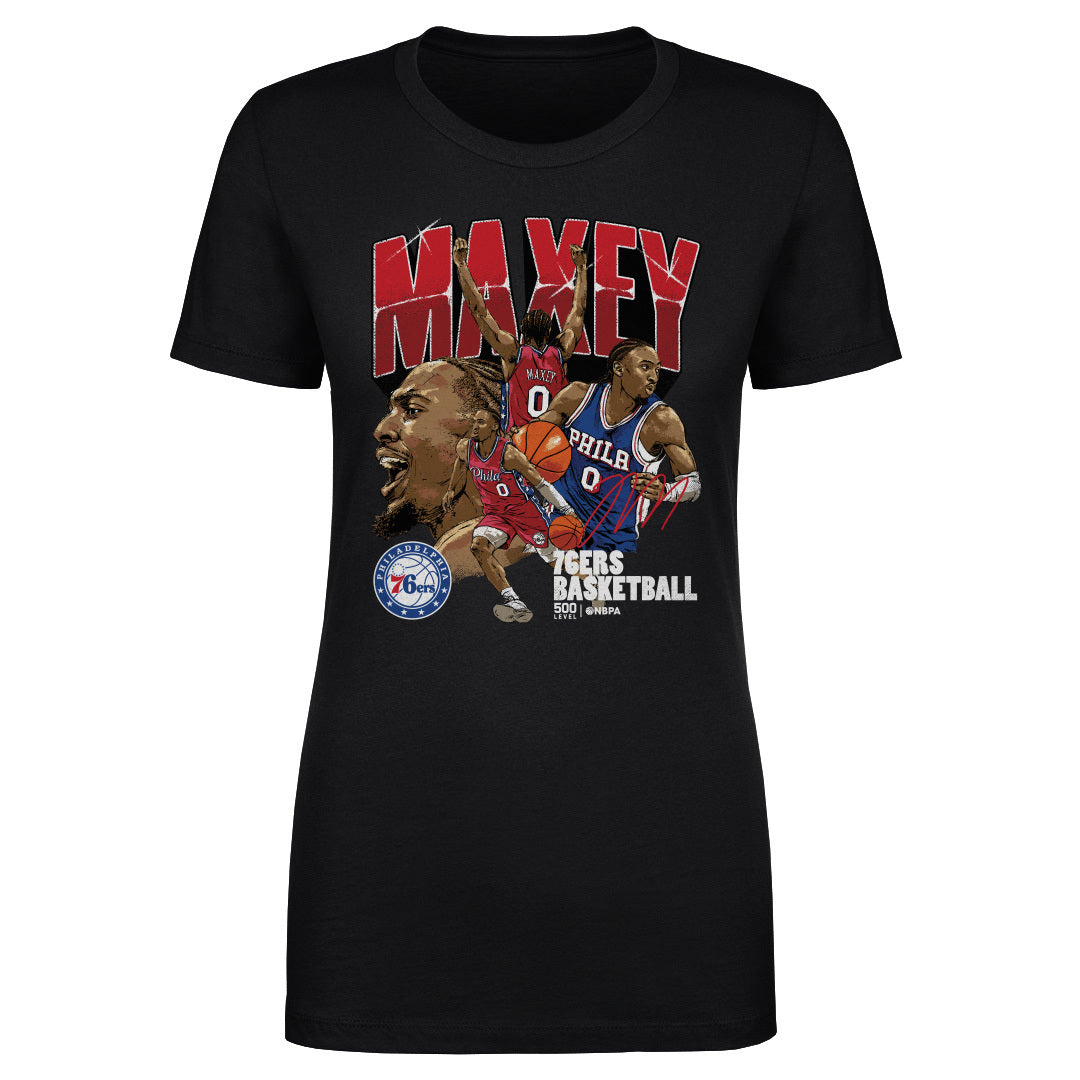 Tyrese Maxey Women's T-Shirt | 500 LEVEL