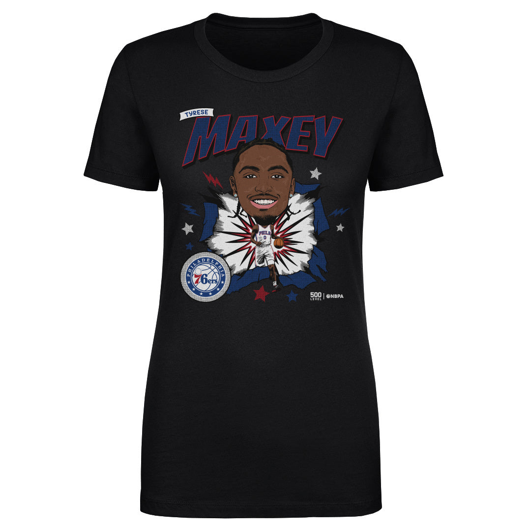 Tyrese Maxey Women's T-Shirt | 500 LEVEL