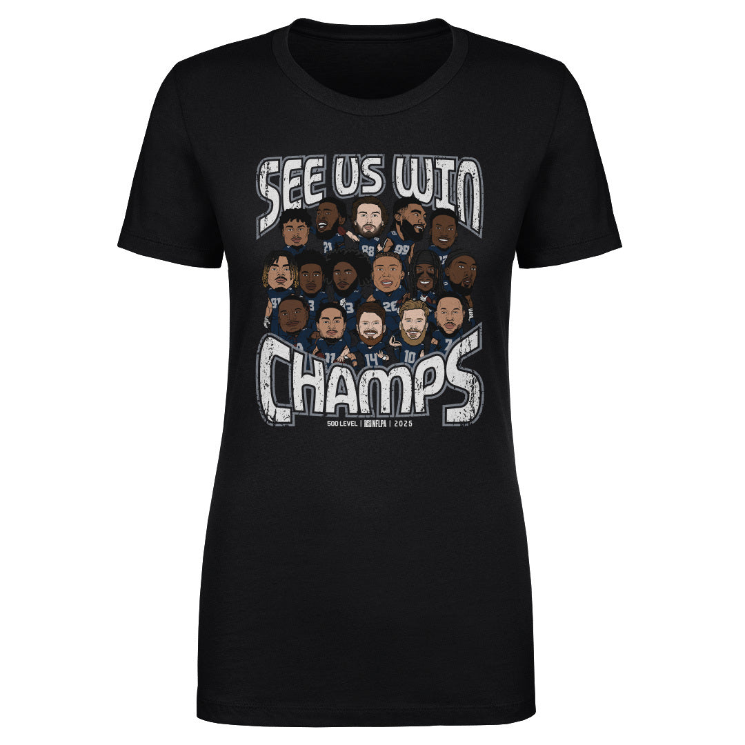 Seattle Football Women's T-Shirt | 500 LEVEL