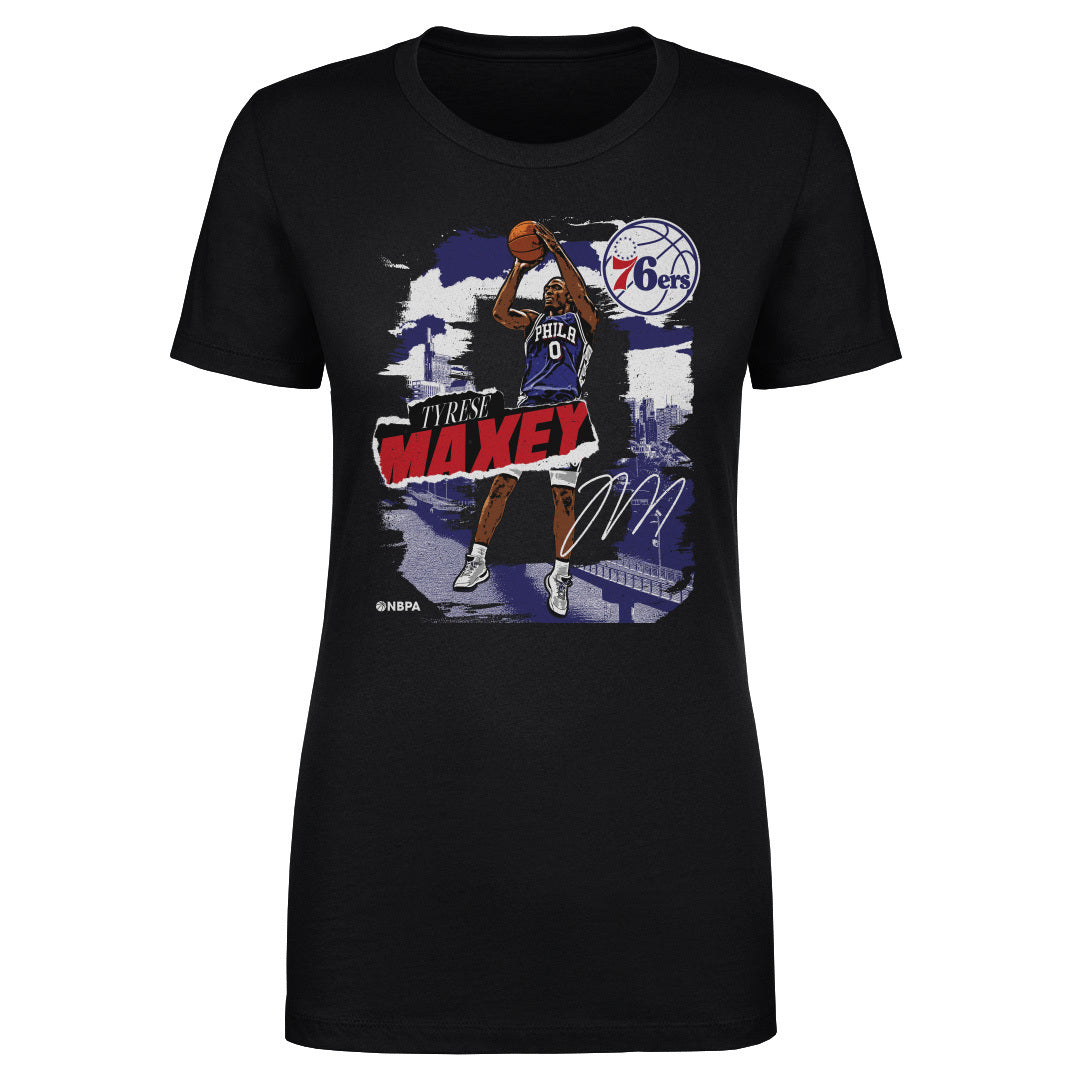 Tyrese Maxey Women's T-Shirt | 500 LEVEL
