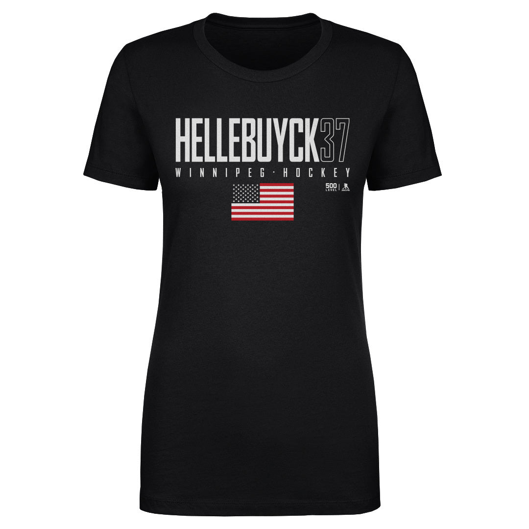 Connor Hellebuyck Women's T-Shirt | 500 LEVEL