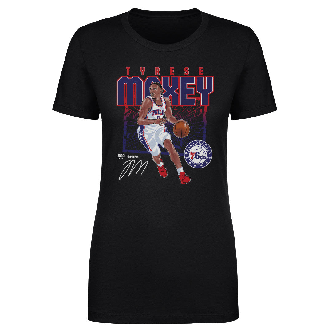 Tyrese Maxey Women's T-Shirt | 500 LEVEL