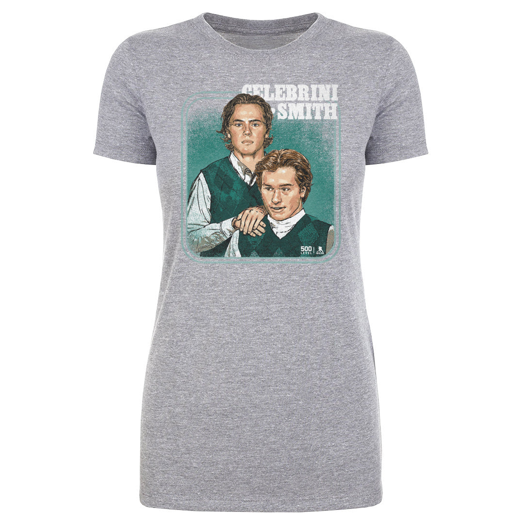 Macklin Celebrini Women's T-Shirt | 500 LEVEL