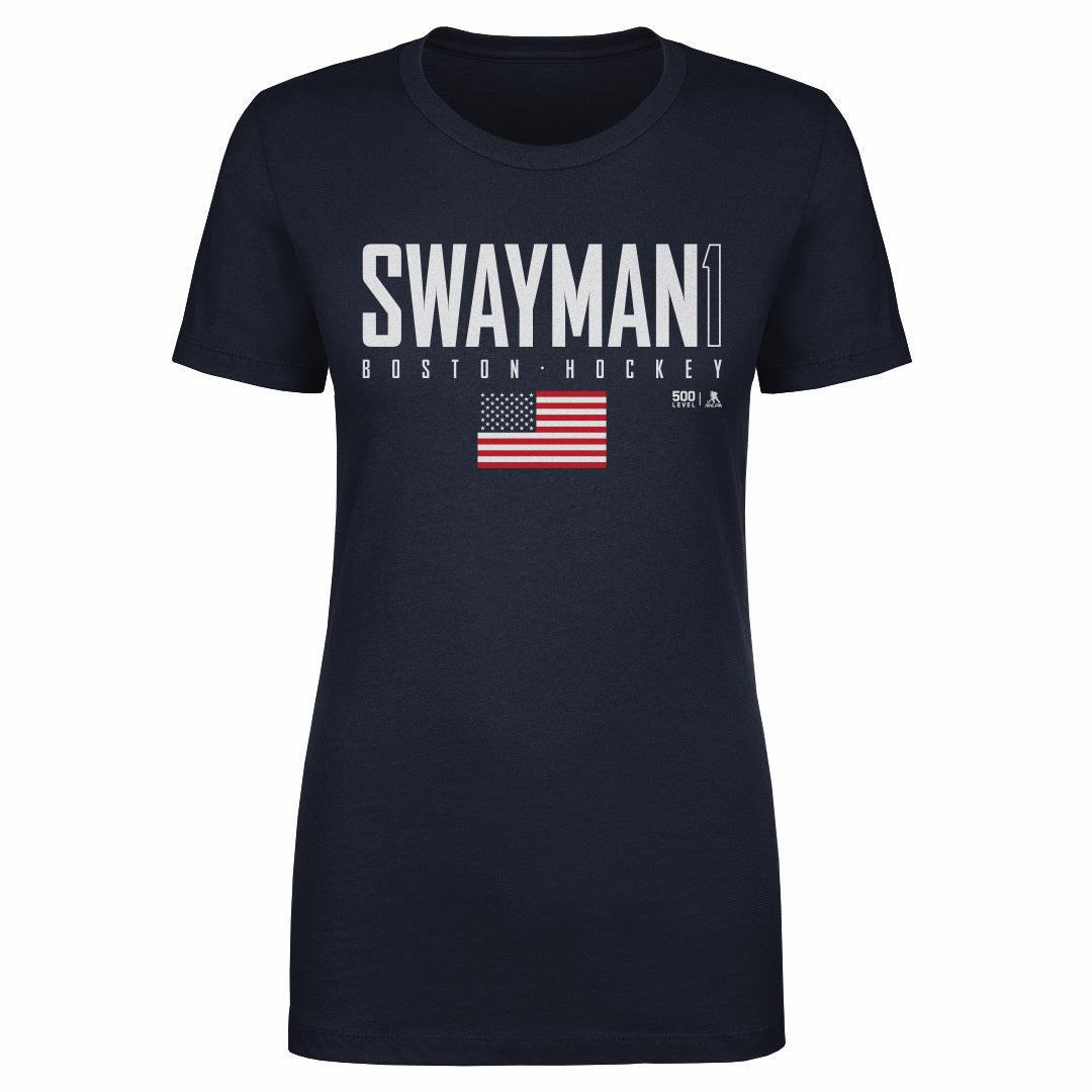 Jeremy Swayman Women's T-Shirt | 500 LEVEL