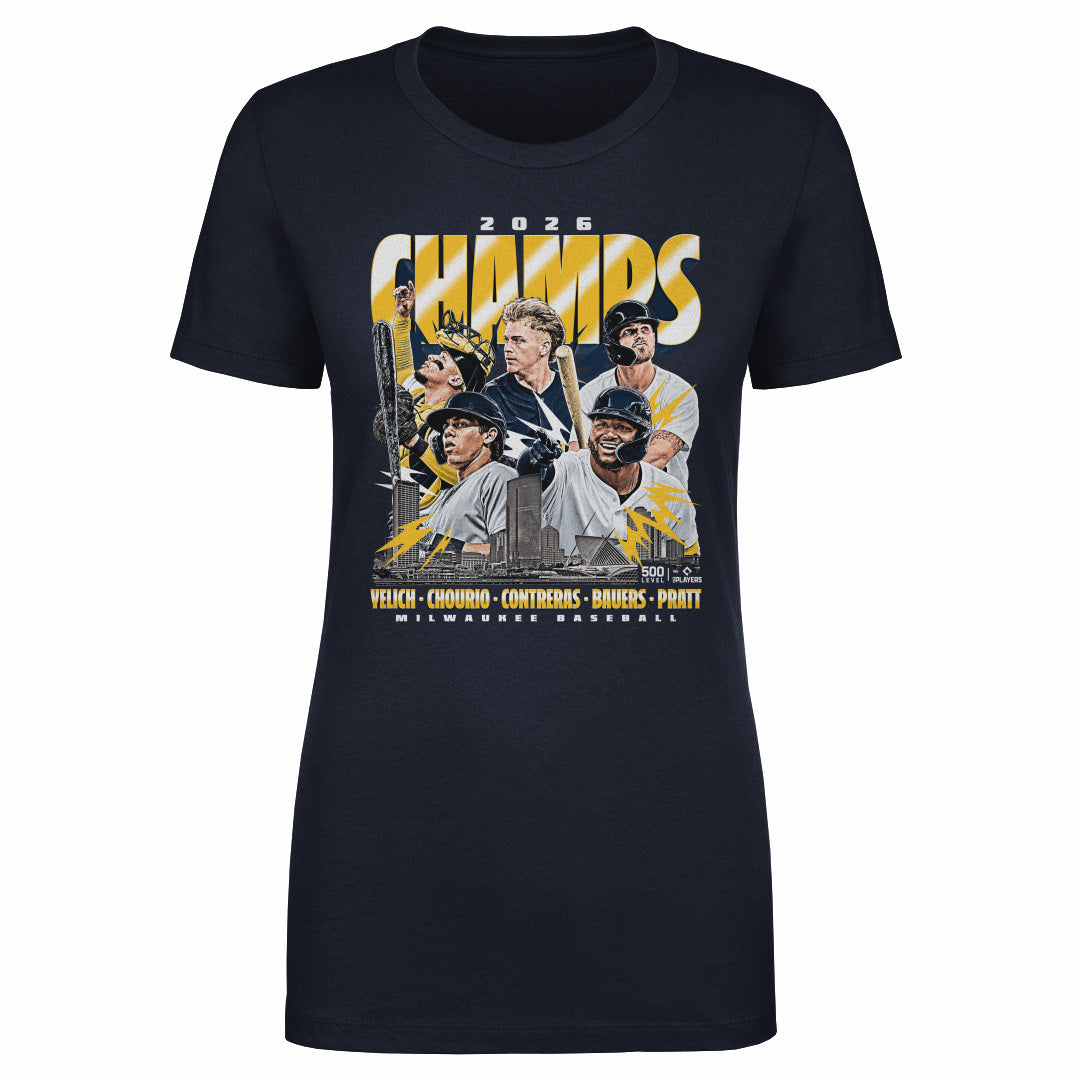 Milwaukee Baseball Women's T-Shirt | 500 LEVEL