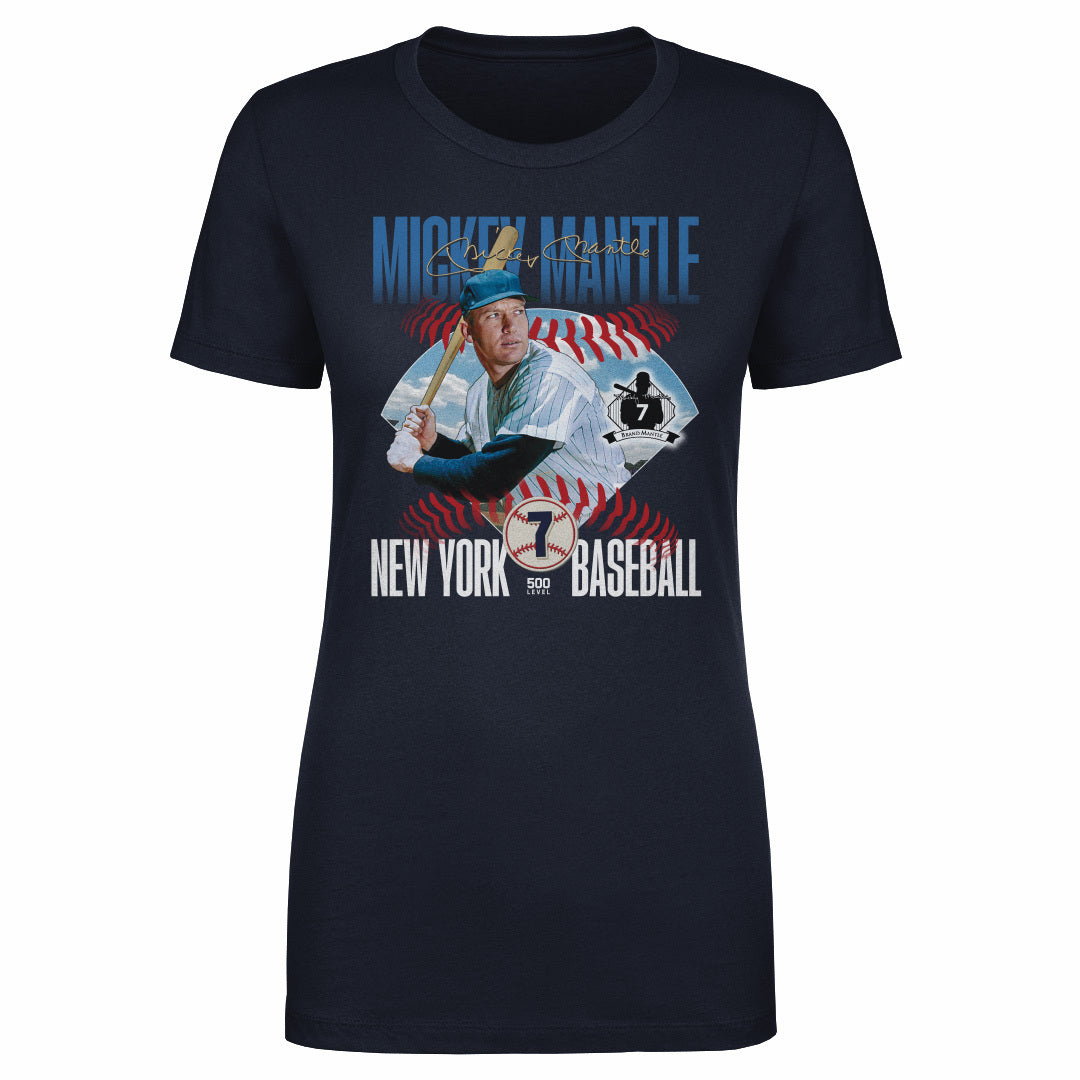 Mickey Mantle Women's T-Shirt | 500 LEVEL