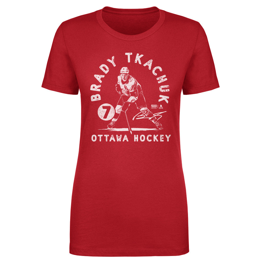 Brady Tkachuk Women's T-Shirt | 500 LEVEL