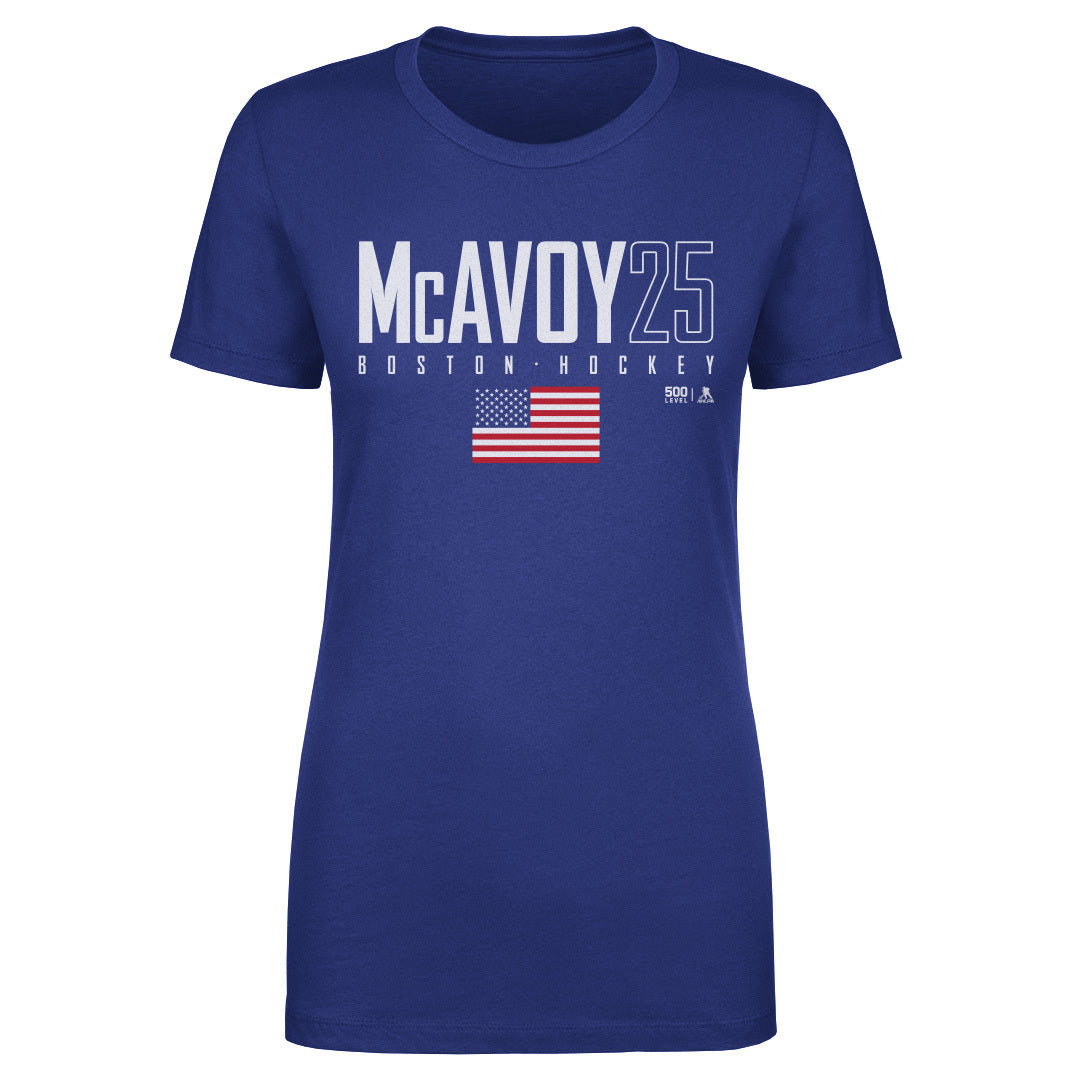 Charlie McAvoy Women's T-Shirt | 500 LEVEL