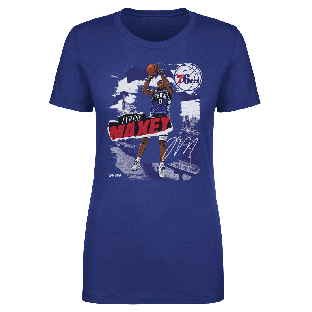 Tyrese Maxey Women's T-Shirt | 500 LEVEL