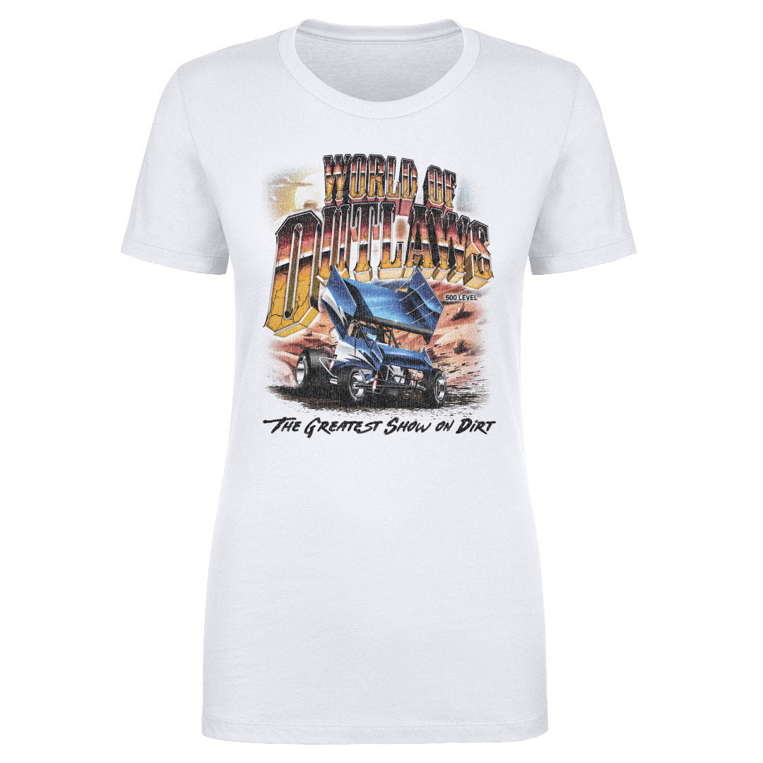 World Of Outlaws Women's T-Shirt | 500 LEVEL