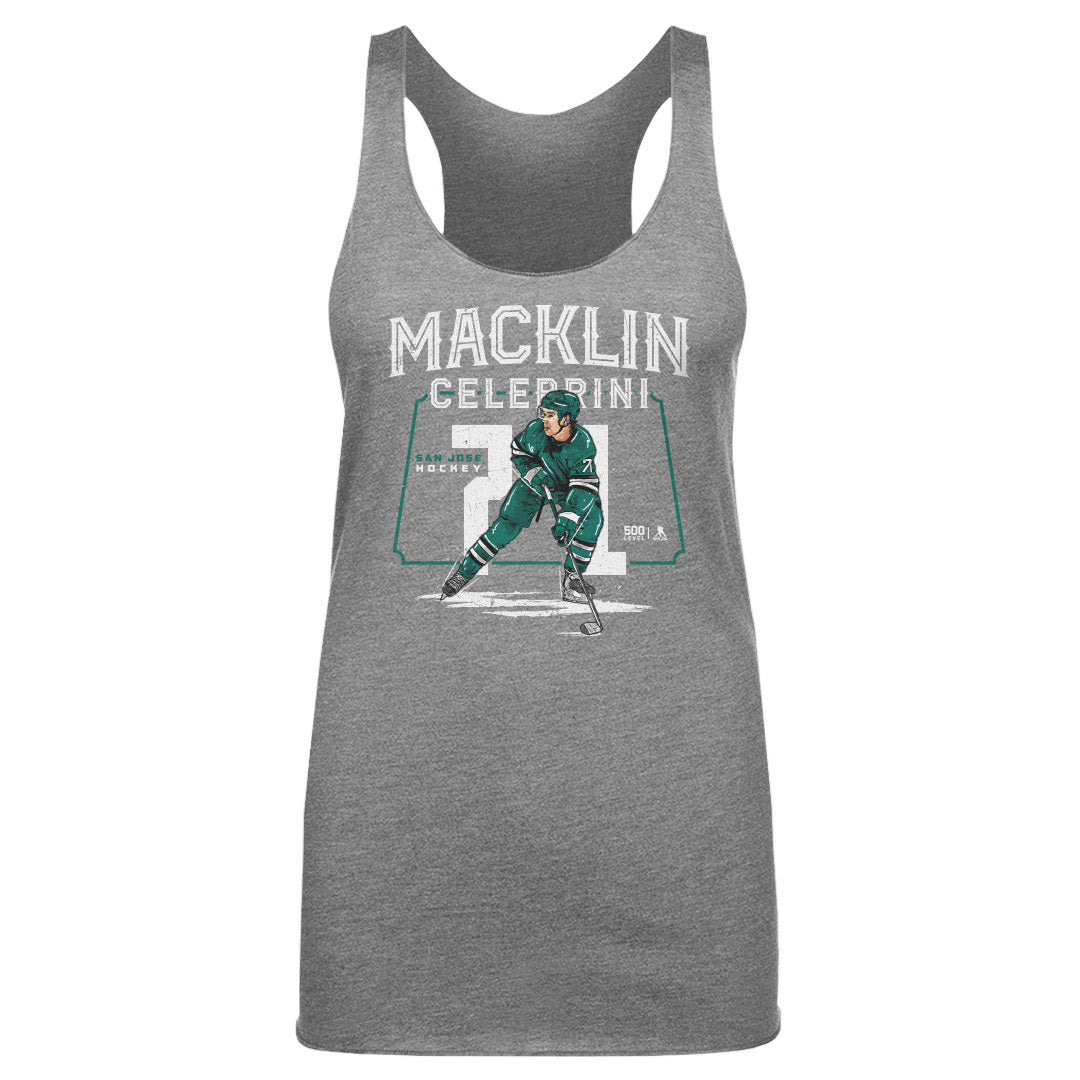 Macklin Celebrini Women's Tank Top | 500 LEVEL